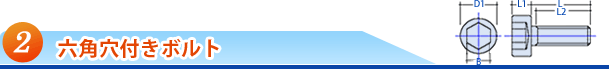 六角穴付きボルト